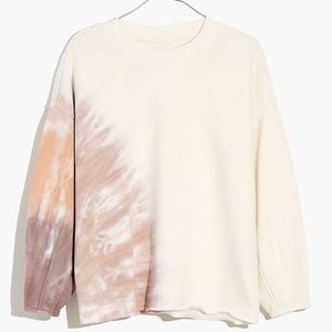 Madewell Tie-Dye (Re)sourced Cotton Pleat-Sleeve Sweatshirt